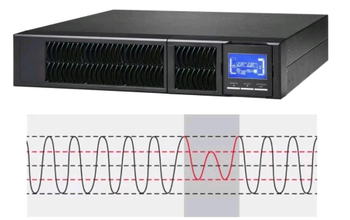 ADJ 650-01004 UPS SERIE SERVER RACK 1 KVA ONLINE SERIES 8 x IEC + RS232 + EPO LCD CSB NERO
